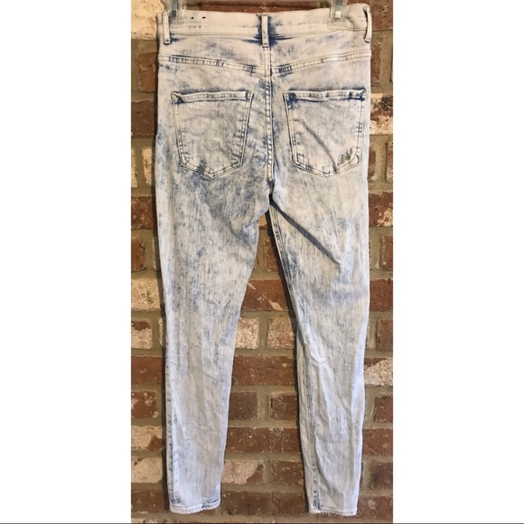 🎯EXPRESS Acid Wash Hi-Rise Legging - Picture 5 of 8